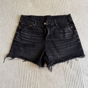American Eagle Outfitters Black Jean Shorts